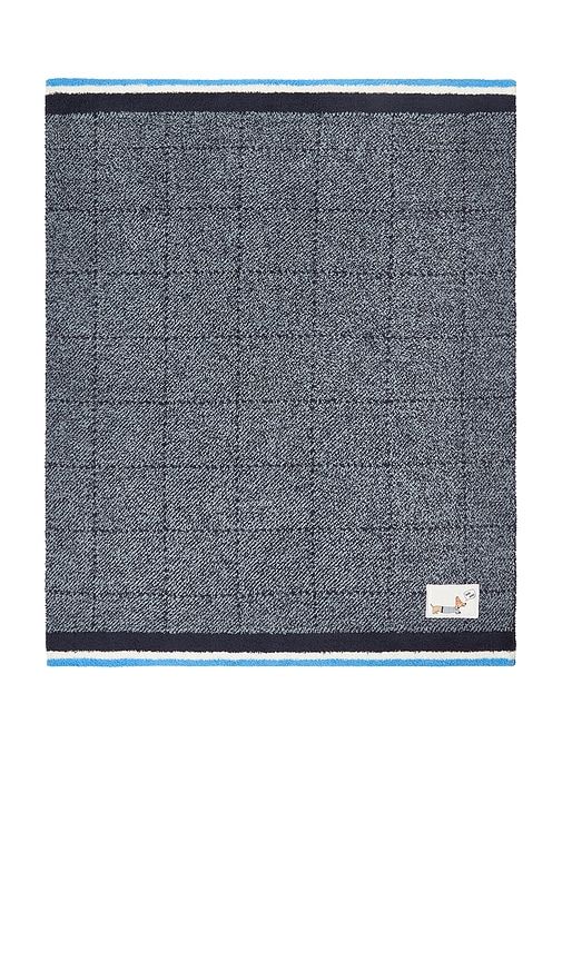 Kids Cozychic Puppy Plaid Stroller Blanket 30x40 in Multi - Barefoot Dreams - Modalova
