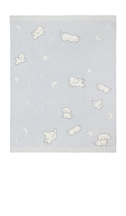 Kids Cozychic Counting Puppies Stroller Blanket 30x40 in Blue - Barefoot Dreams - Modalova