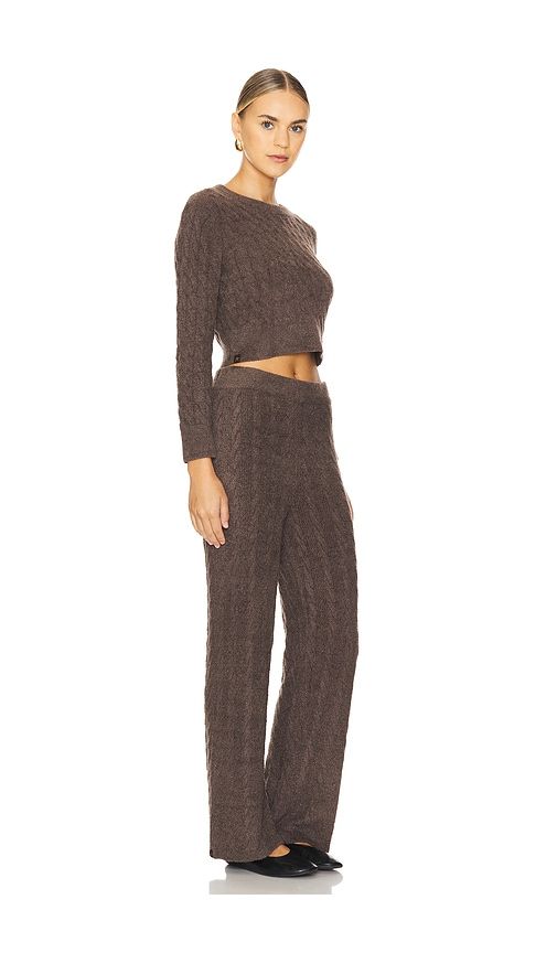 X REVOLVE CozyChic Lite Cable Pullover & Pant Set in Brown. - size L (also in XL) - Barefoot Dreams - Modalova