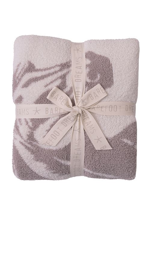 CozyChic Stallion Throw in Cream - Barefoot Dreams - Modalova