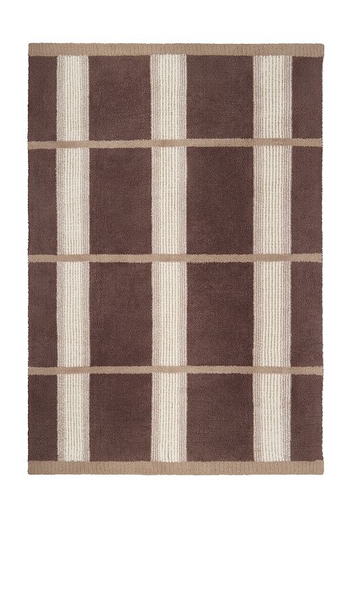 CozyChic Canyon Plaid Throw in Brown - Barefoot Dreams - Modalova