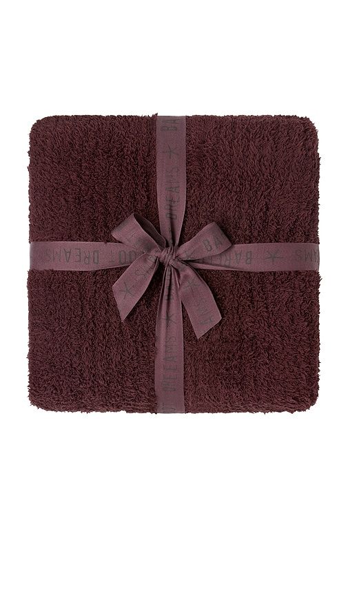 CozyChic Ribbed Throw in Brown - Barefoot Dreams - Modalova