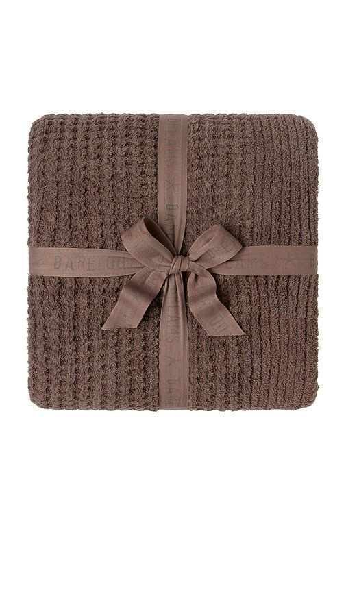 CozyChic Waffle Throw in Tan - Barefoot Dreams - Modalova