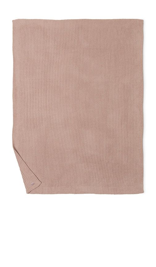CozyChic Waffle Throw in Rose - Barefoot Dreams - Modalova