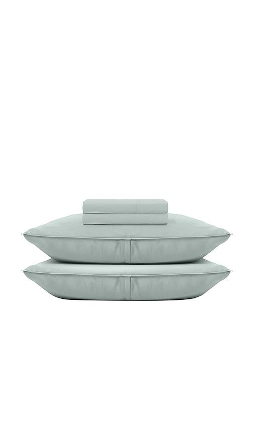 King Washed Bamboo Sheet Set in Mint - Barefoot Dreams - Modalova