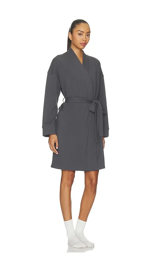 Brushed Luxe Lounge Robe in Grey. - size L/XL (also in S/M, XXS/XS) - Barefoot Dreams - Modalova