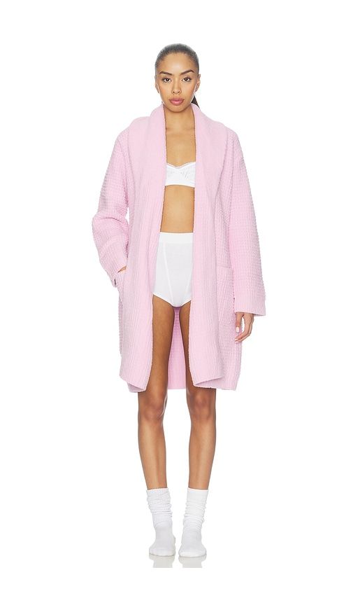 Cozychic Waffle Robe in Pink. - size L/XL (also in S/M, XXS/XS) - Barefoot Dreams - Modalova