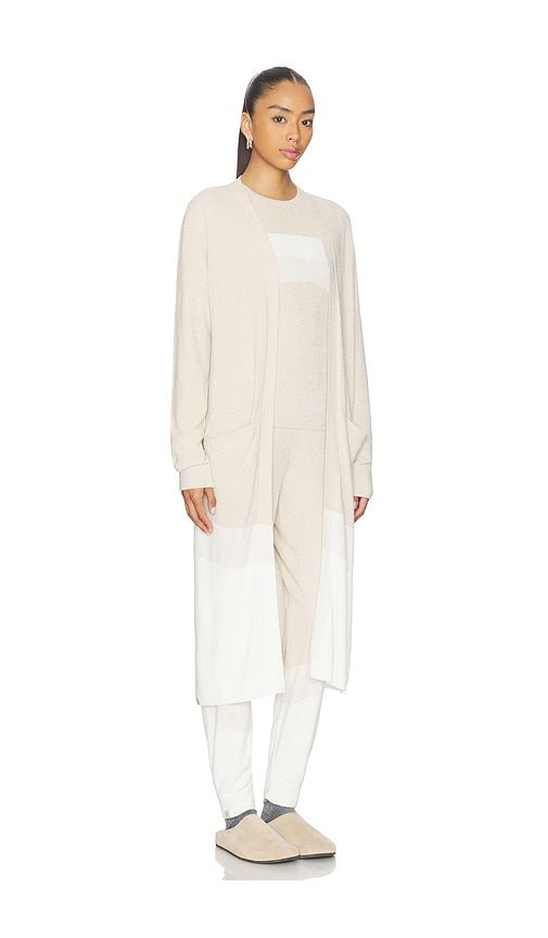 CozyChic Ultra Lite Wavy Long Cardigan in Beige. - size M (also in S, XS) - Barefoot Dreams - Modalova