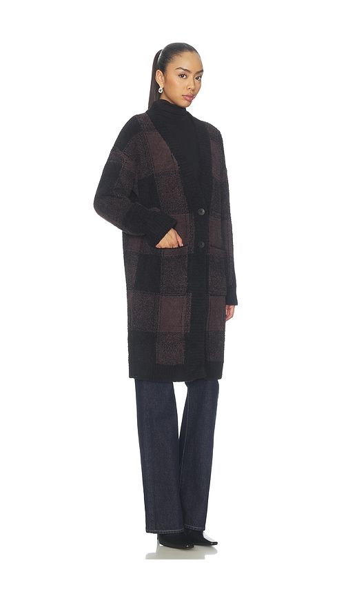 Cozychic Cotton Buffalo Plaid Long Cardigan in Multi. - size M (also in S, XL, XS) - Barefoot Dreams - Modalova