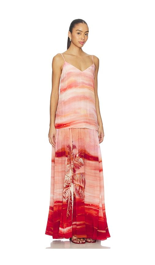 Maxi Dress in Pink,Orange. - size M (also in XS) - HEMANT AND NANDITA - Modalova