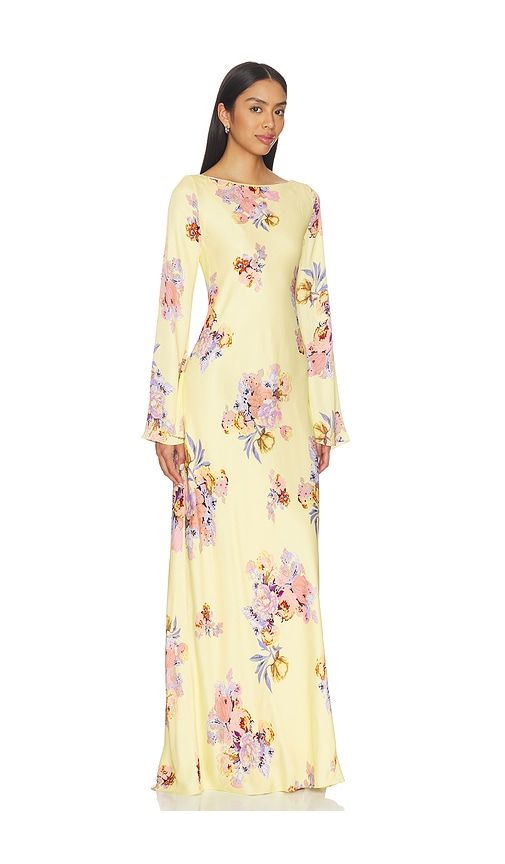 Maxi Dress in Lemon. - size L (also in M, S, XS, XXS) - HEMANT AND NANDITA - Modalova