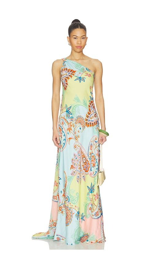 One Shoulder Sash Dress in Baby Blue. - size S (also in M, XL) - HEMANT AND NANDITA - Modalova