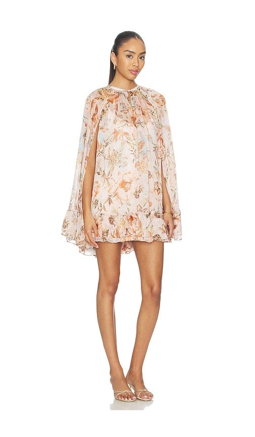 Mini Dress Cape in Rose. - size M (also in S, XXL) - HEMANT AND NANDITA - Modalova