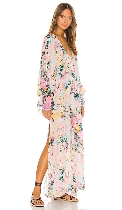 Teien Caftan in Pink. - size L (also in M, S, XS) - HEMANT AND NANDITA - Modalova