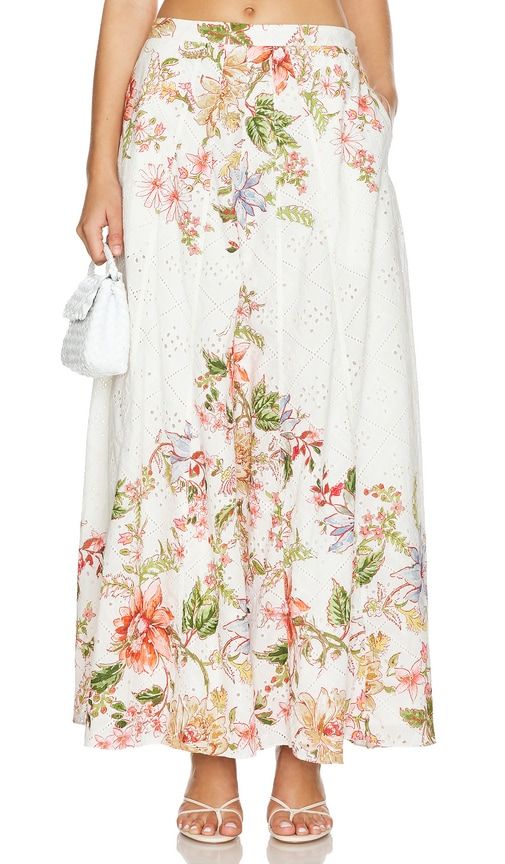 Maxi Skirt in White. - size M (also in L, XL) - HEMANT AND NANDITA - Modalova