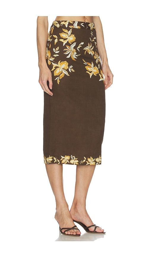 Fitted Midi Skirt in . - size M (also in S) - HEMANT AND NANDITA - Modalova