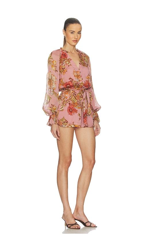 Romper With Tie Belt in Pink. - size M (also in S, XXS) - HEMANT AND NANDITA - Modalova