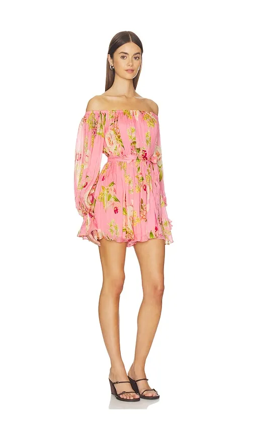 Off Shoulder Romper With Tie Up Belt in . - size L (also in M, S) - HEMANT AND NANDITA - Modalova