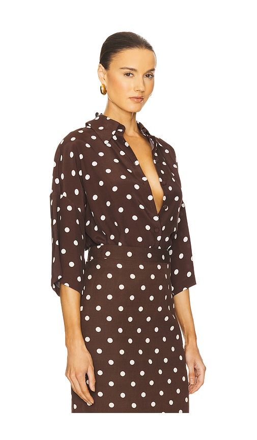 Oversized Polka Dot Shirt in . - size L (also in M, S, XL, XS) - HEMANT AND NANDITA - Modalova