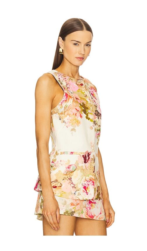Waist Coat in White. - size L (also in XL) - HEMANT AND NANDITA - Modalova