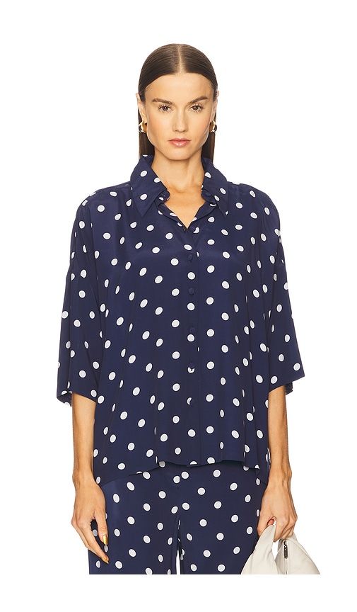 Shirt in Navy. - size L (also in M, S, XL, XS) - HEMANT AND NANDITA - Modalova