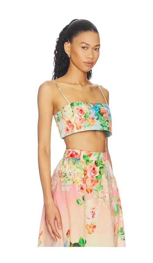 Bustier Top in Blush,Blue. - size L (also in M, S, XL, XS) - HEMANT AND NANDITA - Modalova