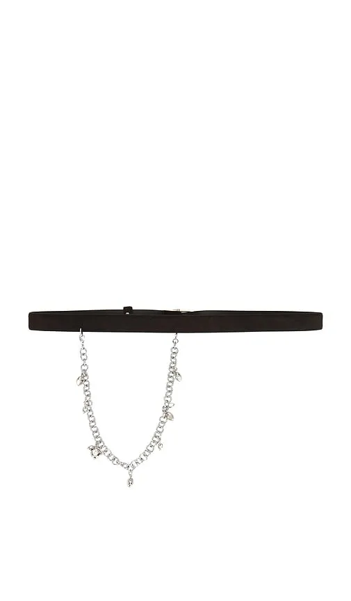 Naya Chain Belt in Charcoal. - size M/L (also in S/M) - Bec + Bridge - Modalova