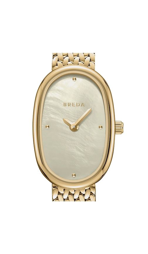 Small Jane Watch in Metallic - Breda - Modalova