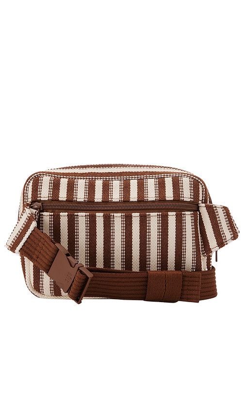 The Summer Stripe Belt Bag in Brown - BEIS - Modalova