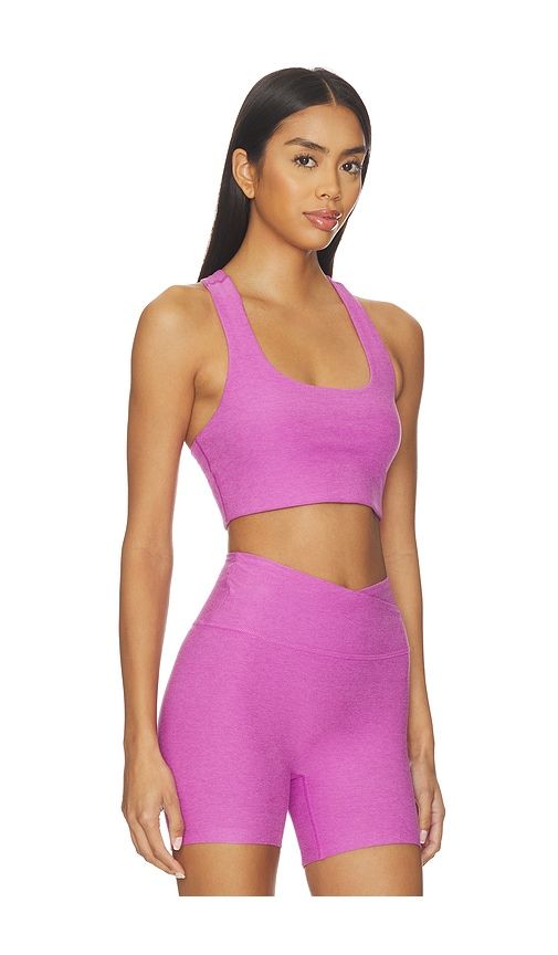 Spacedye Simplicity Bra in Purple. - size L (also in M, S, XL, XS) - Beyond Yoga - Modalova