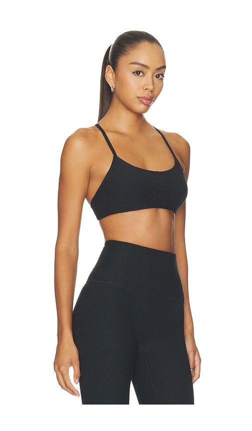Spacedye Minimal Sports Bra in Black. - size L (also in M, S, XS) - Beyond Yoga - Modalova