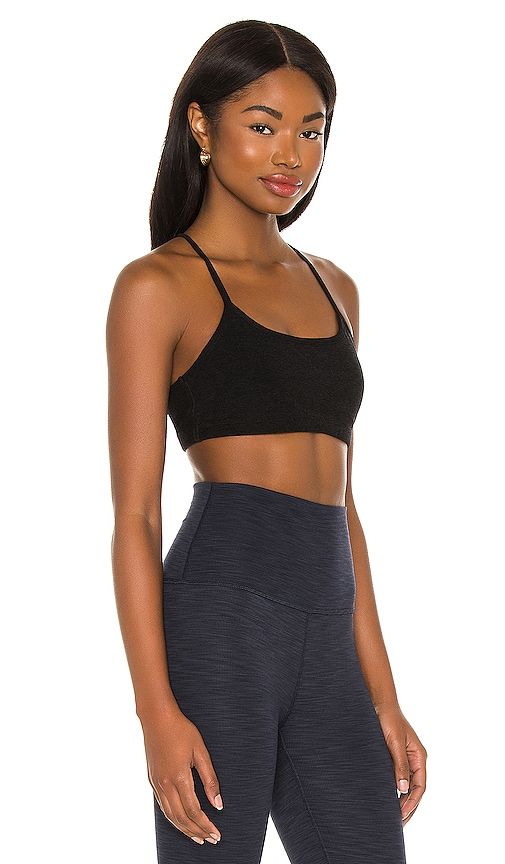 Spacedye Slim Racerback Bra in Black. - size L (also in M, S, XL, XS) - Beyond Yoga - Modalova