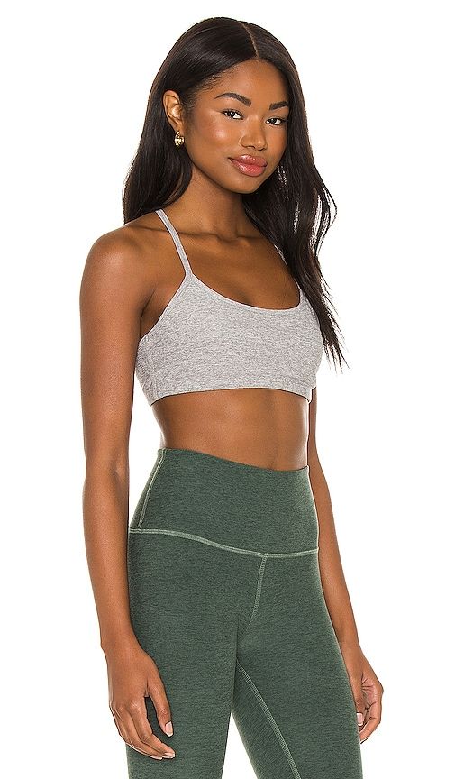 Spacedye Slim Racerback Bra in Grey. - size L (also in S, XL, XS) - Beyond Yoga - Modalova