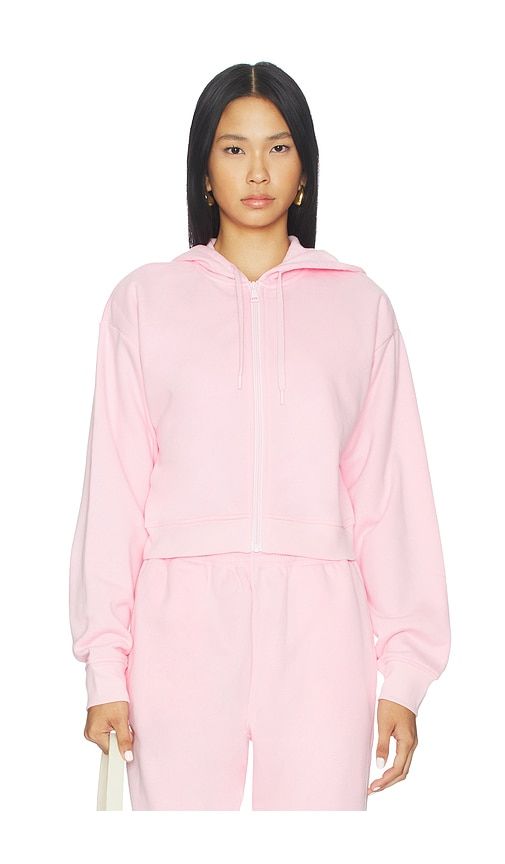 Luxefleece Zip Up Hoodie in Pink. - size S (also in XL) - Beyond Yoga - Modalova
