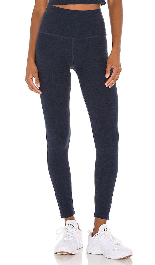 Spacedye Caught In The Midi High Waisted Legging in Navy. - size L (also in M, S, XL, XS) - Beyond Yoga - Modalova