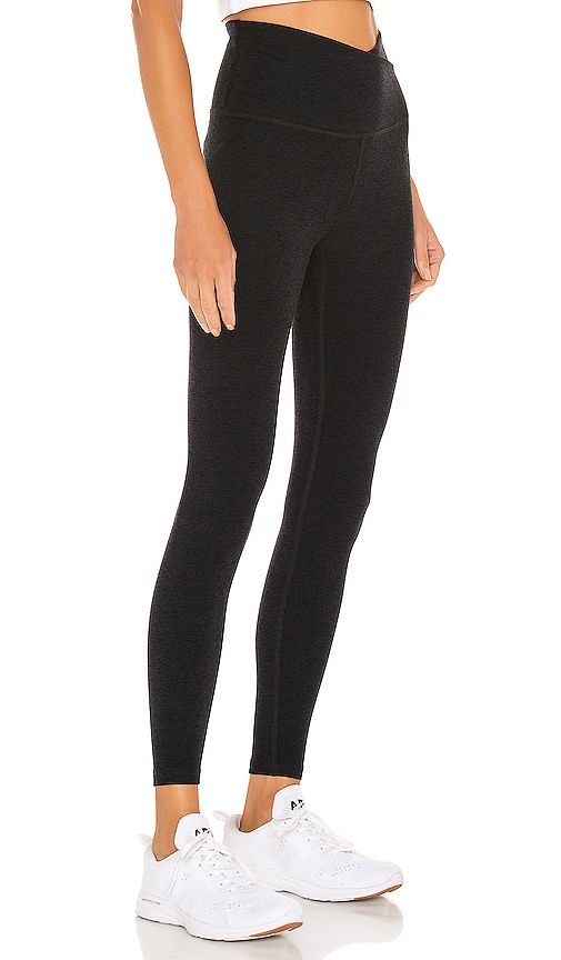 Spacedye At Your Leisure High Waisted Midi Legging in Black. - size L (also in S, XL, XS) - Beyond Yoga - Modalova