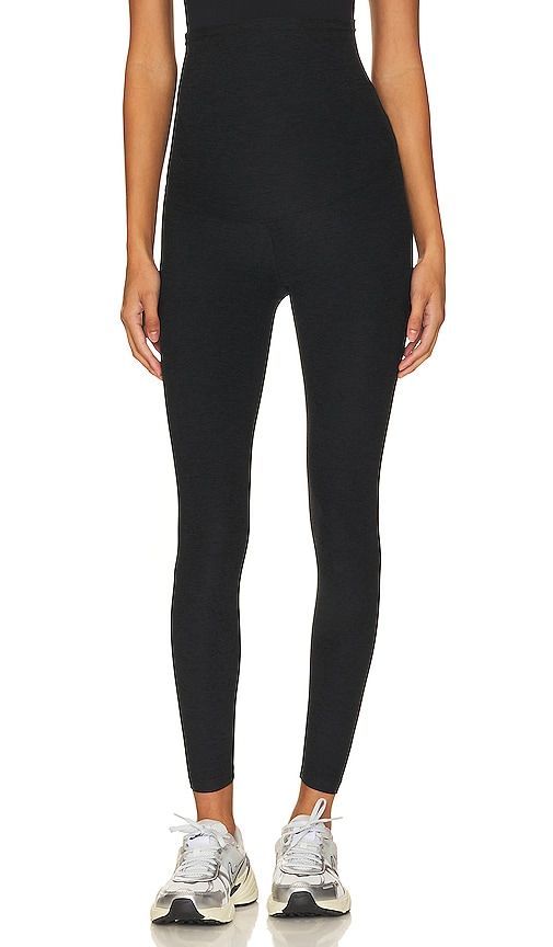 Spacedye Love The Bump Maternity Midi Legging in Black. - size L (also in M, XL, XS) - Beyond Yoga - Modalova