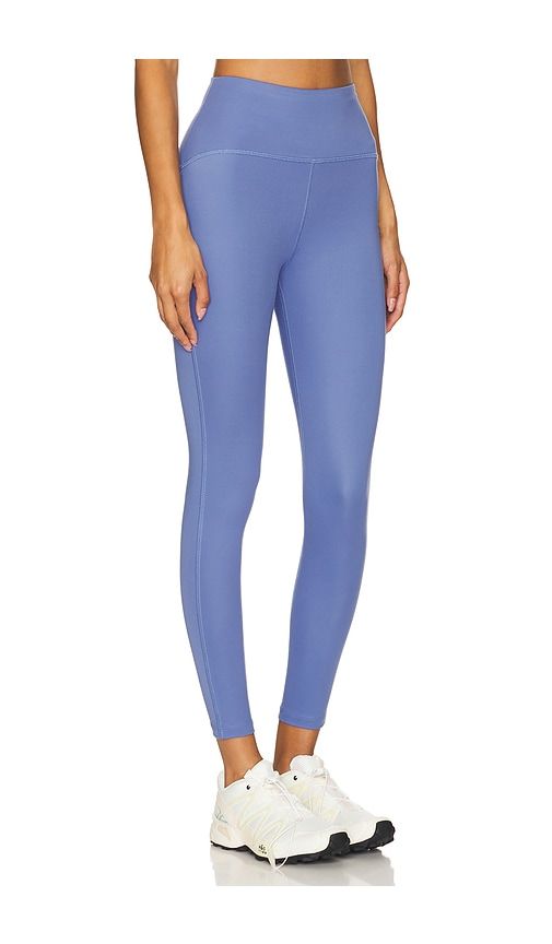 Powerbeyond Strive High Waisted Midi Legging in Blue. - size L (also in XS) - Beyond Yoga - Modalova