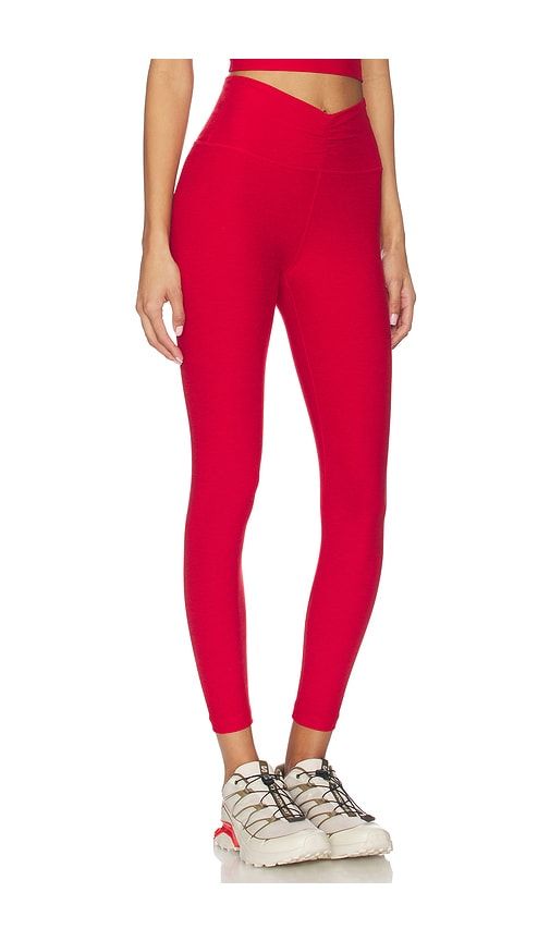 Spacedye Centered Midi Legging in Red. - size L (also in XL, XS) - Beyond Yoga - Modalova