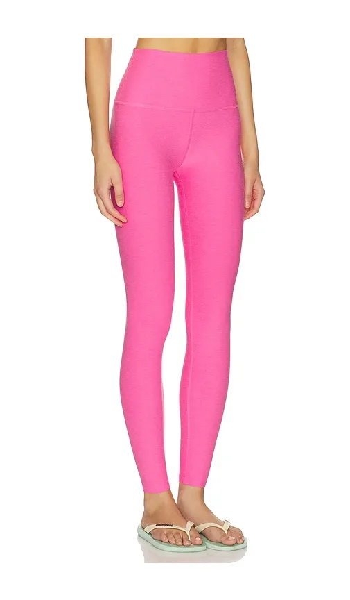 Spacedye Caught in The Midi High Wasisted Leggings in Pink. - size M (also in S, XS) - Beyond Yoga - Modalova