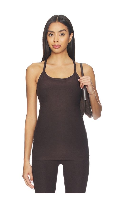 Spacedye Keep Your Cool Maternity Slip Top in Brown. - size XS (also in XL) - Beyond Yoga - Modalova