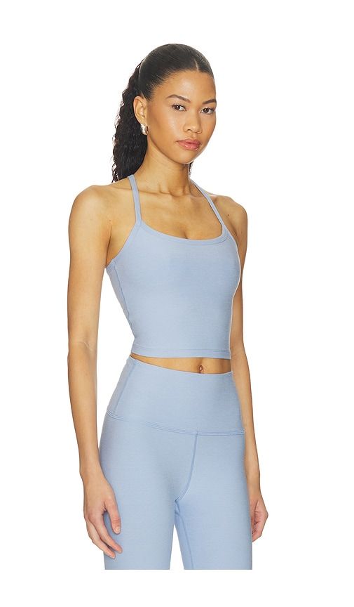 Spacedye Slim Racerback Cropped in Blue. - size L (also in M, S) - Beyond Yoga - Modalova