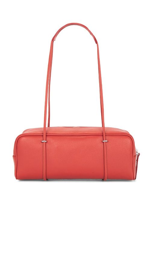 Kimberly East-West Shoulder Bag in Red - BY FAR - Modalova