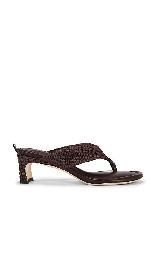 Dasha Raffia Heel in Purple. - size 36 (also in 37, 38, 39, 41) - BY FAR - Modalova