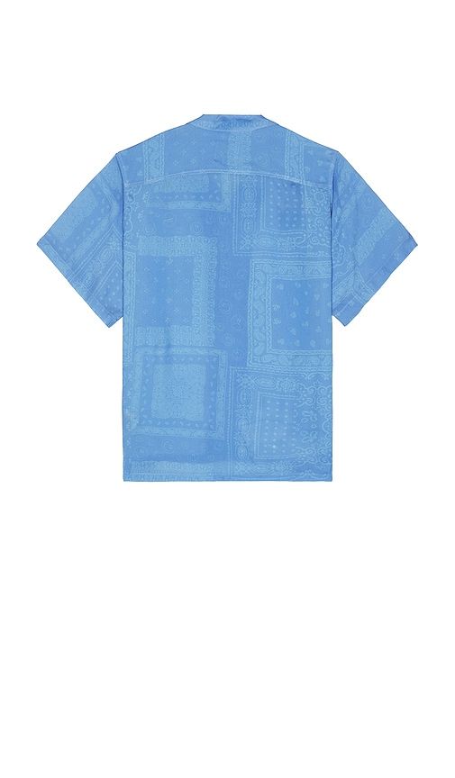 Cornflower Tonal Bandana Camp Shirt in . - size M (also in S) - Bather - Modalova
