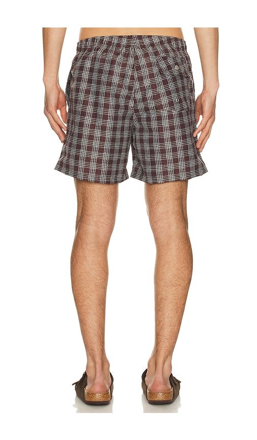 Printed Classic Swim Trunk in Burgundy. - size S (also in XL/1X) - Bather - Modalova