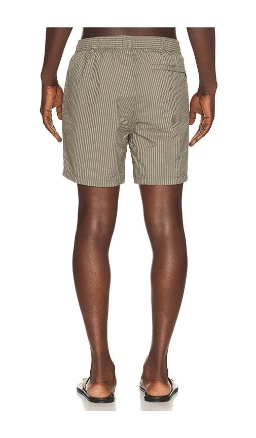 Fossil Seersucker Swim Trunks in . - size L (also in M, S, XL/1X) - Bather - Modalova