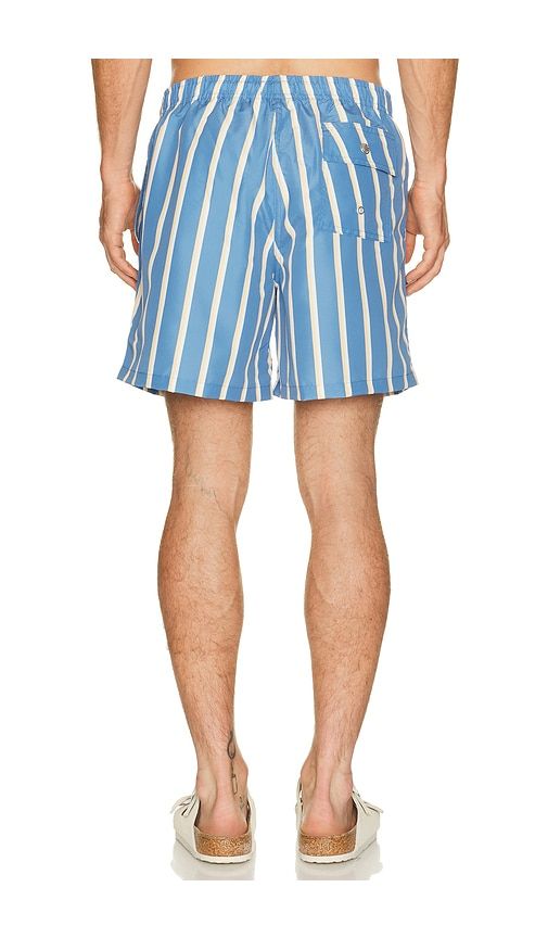 Fine Stripe Swim Trunk in Blue. - size L (also in M, S) - Bather - Modalova