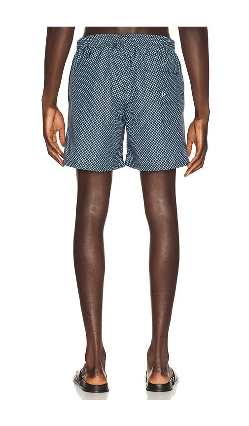 Printed Classic Swim Trunk in Blue. - size L (also in M, S, XL/1X) - Bather - Modalova