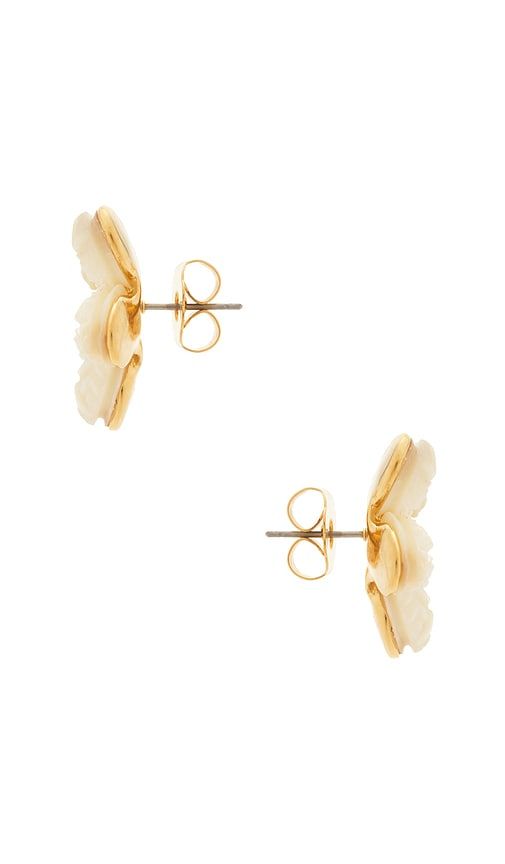 Big Island Earrings in Ivory - Brinker + Eliza - Modalova